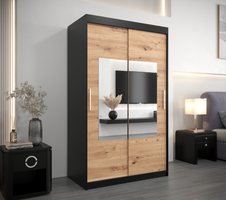 Šatní skříň Abi T0 s posuvnými dveřmi