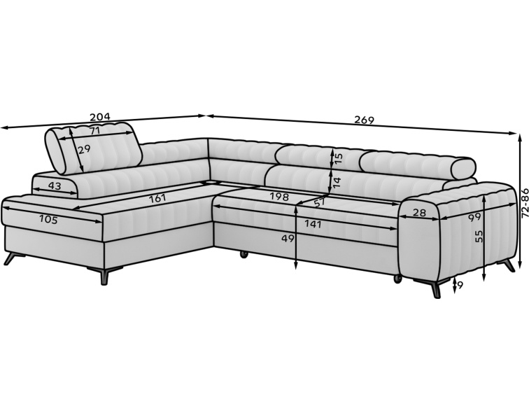 Sedací souprava Kanedo
