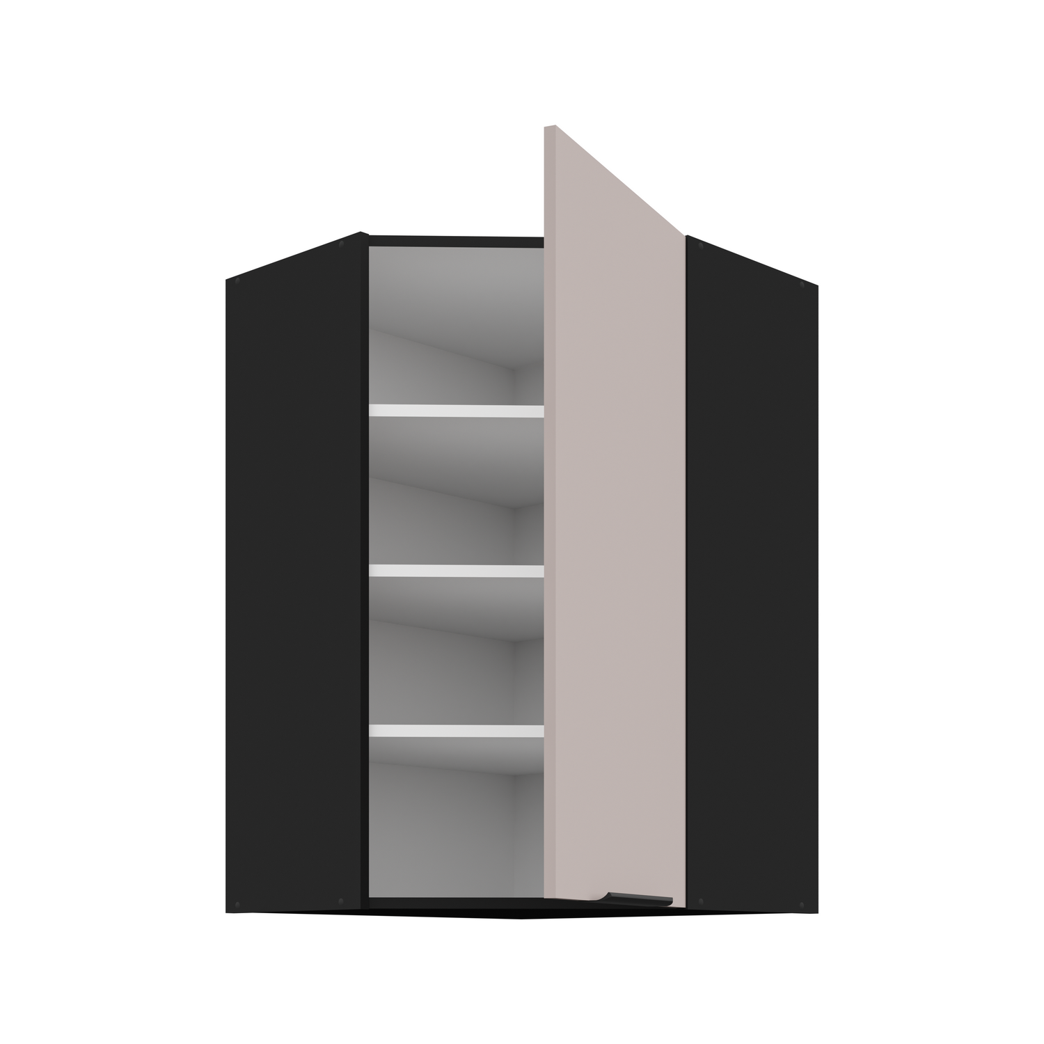 Horní rohová skříňka Arona 60x60 GN-90 1F (45°)