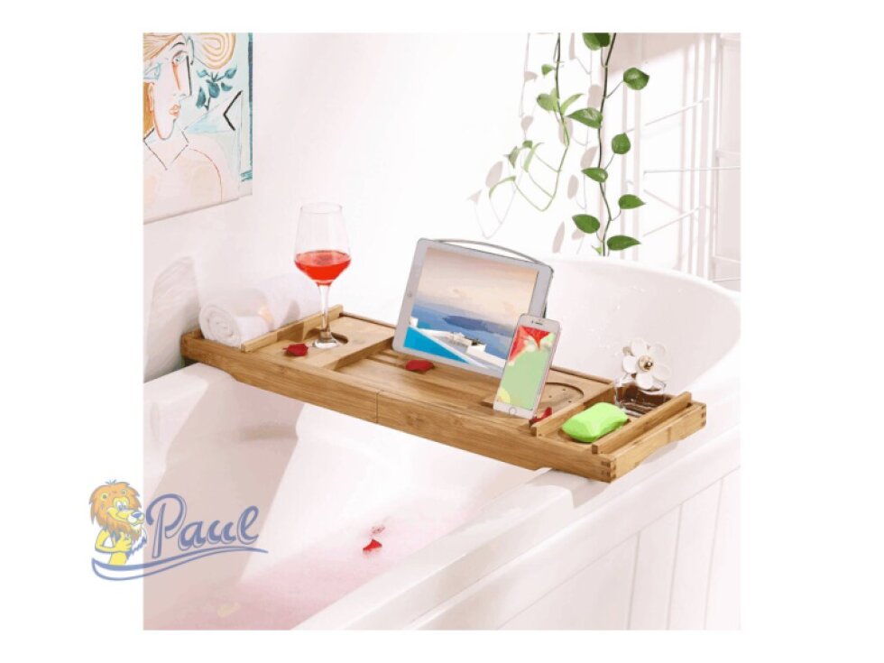 Odkládací stolek 109x23x5cm, bambus AUP-E1088 NAT