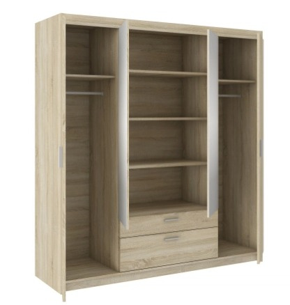 Šatní skříň Elena 4D