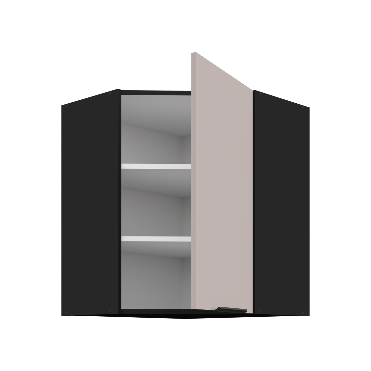 Horní rohová skříňka Arona 60x60 GN-72 1F (45°)