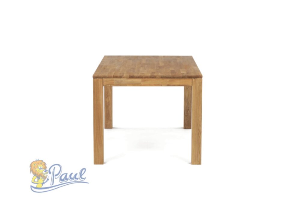 Jídelní stůl 160x90x75, masiv dub bílý, povrchová úprava olejem, nohy 8x8 cm