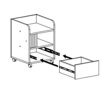 Kontejner se zásuvkou AllMo AL10