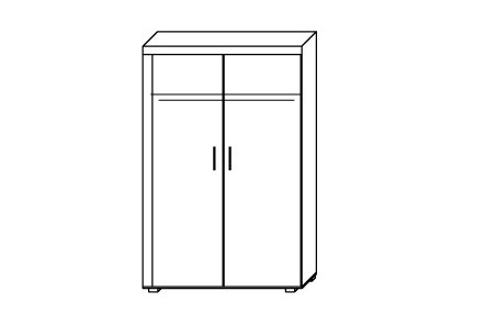 Šatní skříň Samba 1