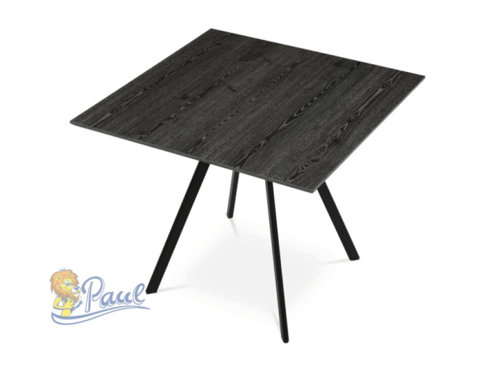 Jídelní stůl 90x90cm, lamino, šedý dub, HT-R5190 GREY