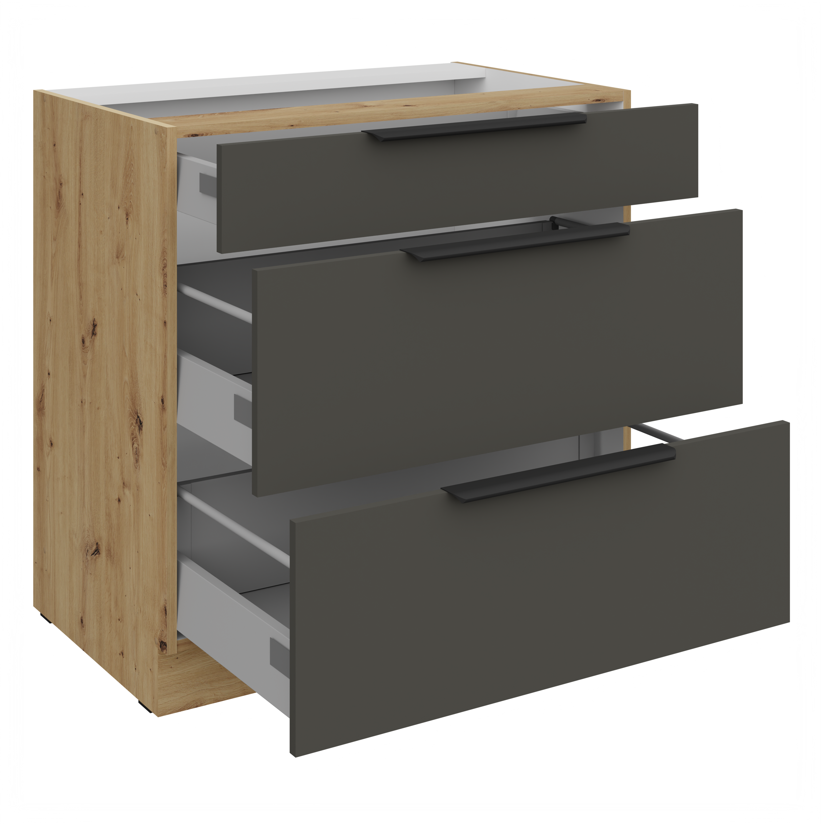 Spodní skříňka Aria 80 D 3S BB - Premium Box