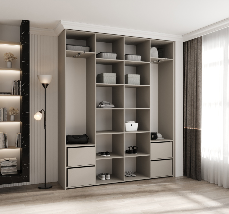 Zásuvky pro šatní skříně COMO