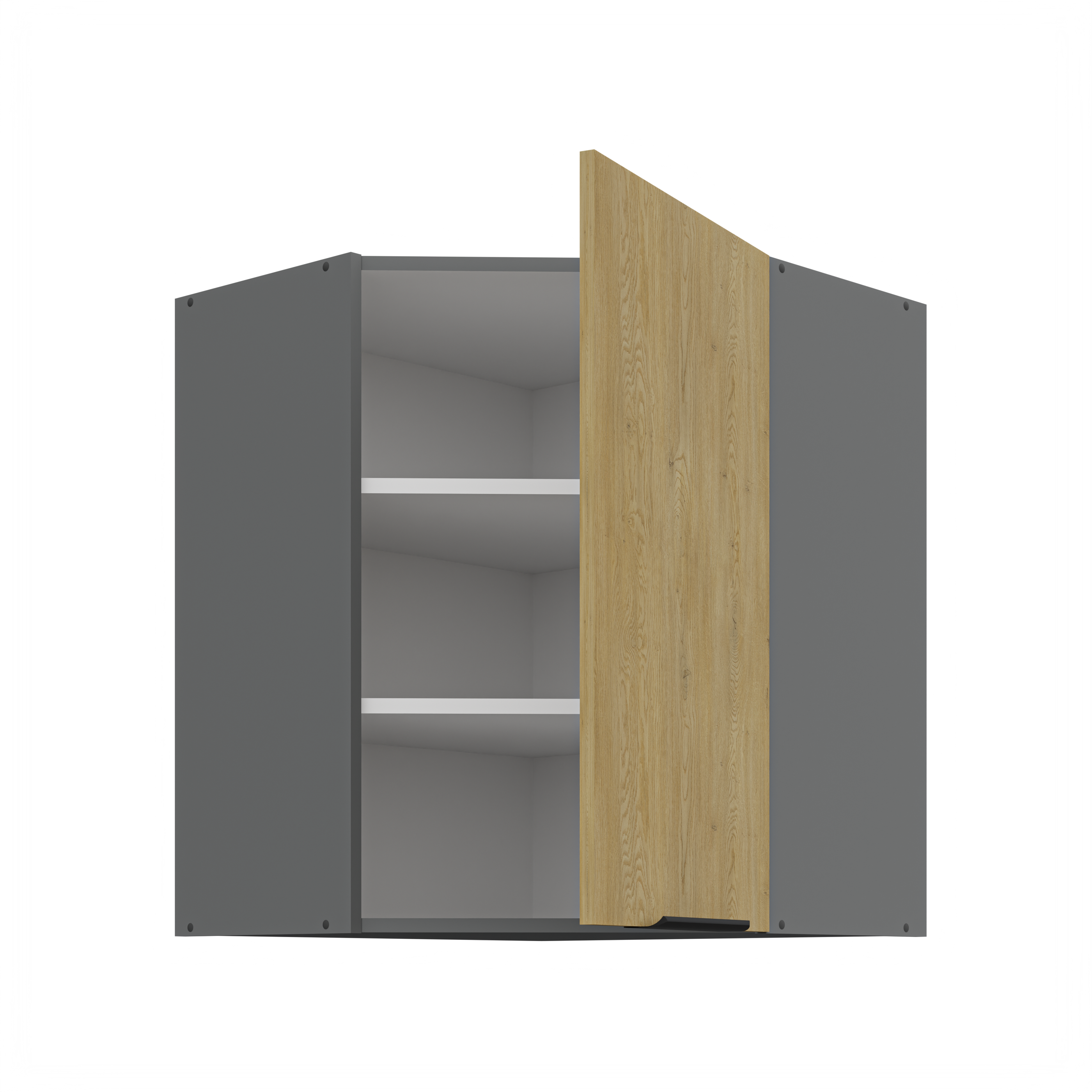 Horní rohová skříňka Cremona ANT 60x60 GN-72 1F (45°)