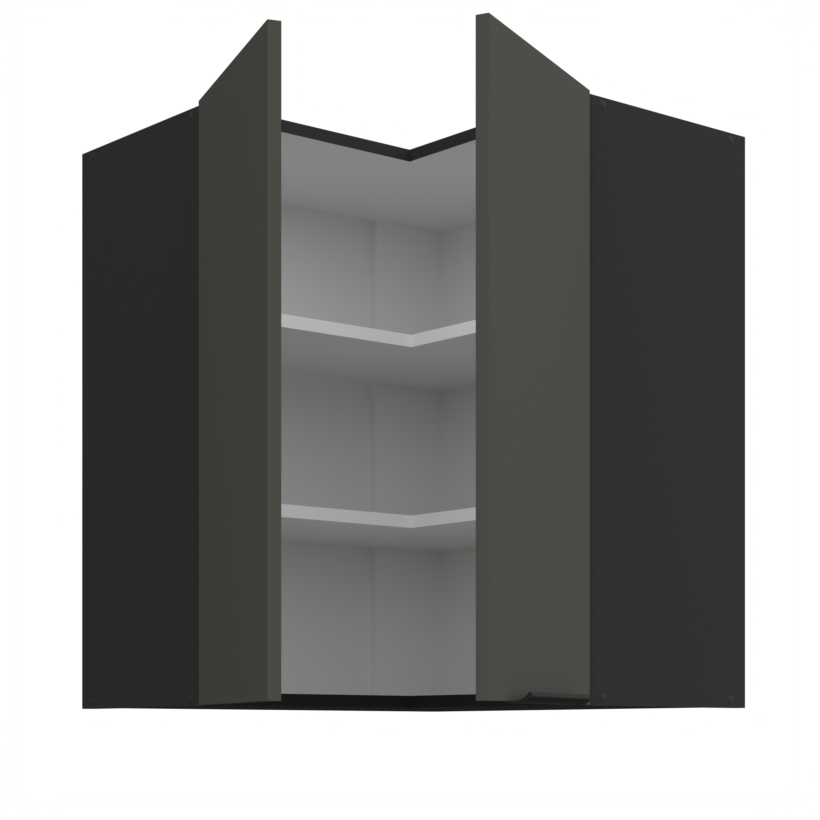 Horní rohová skříňka Aria 60x60 GN-72 2F (90°)