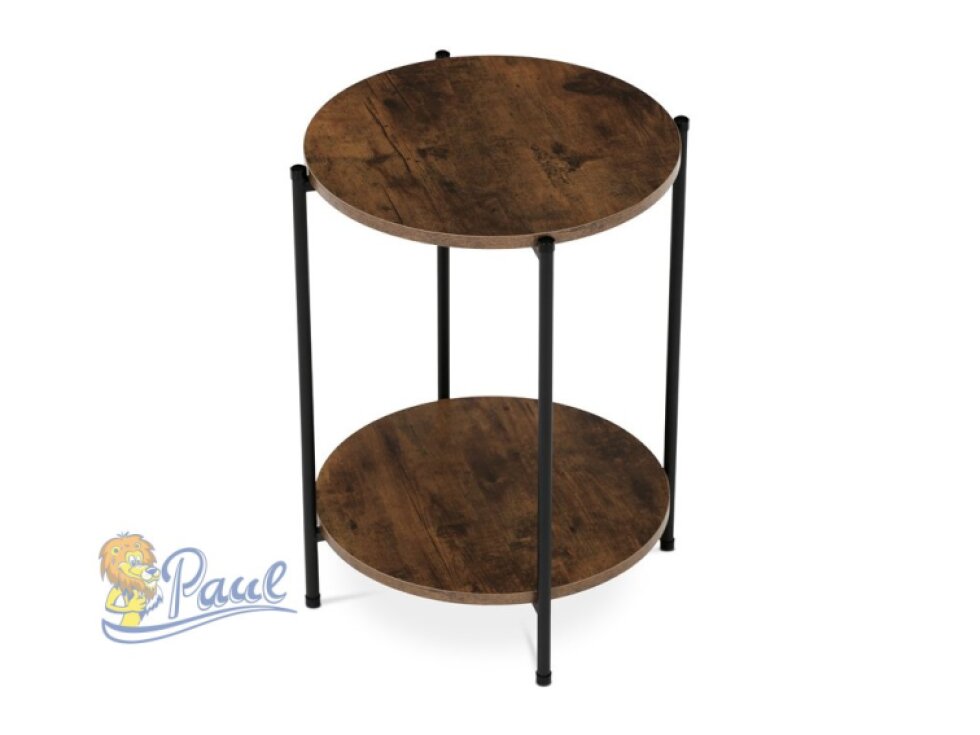 Odkládací stolek 44x44x56cm, mdf, old wood, CT-G1005 OLW