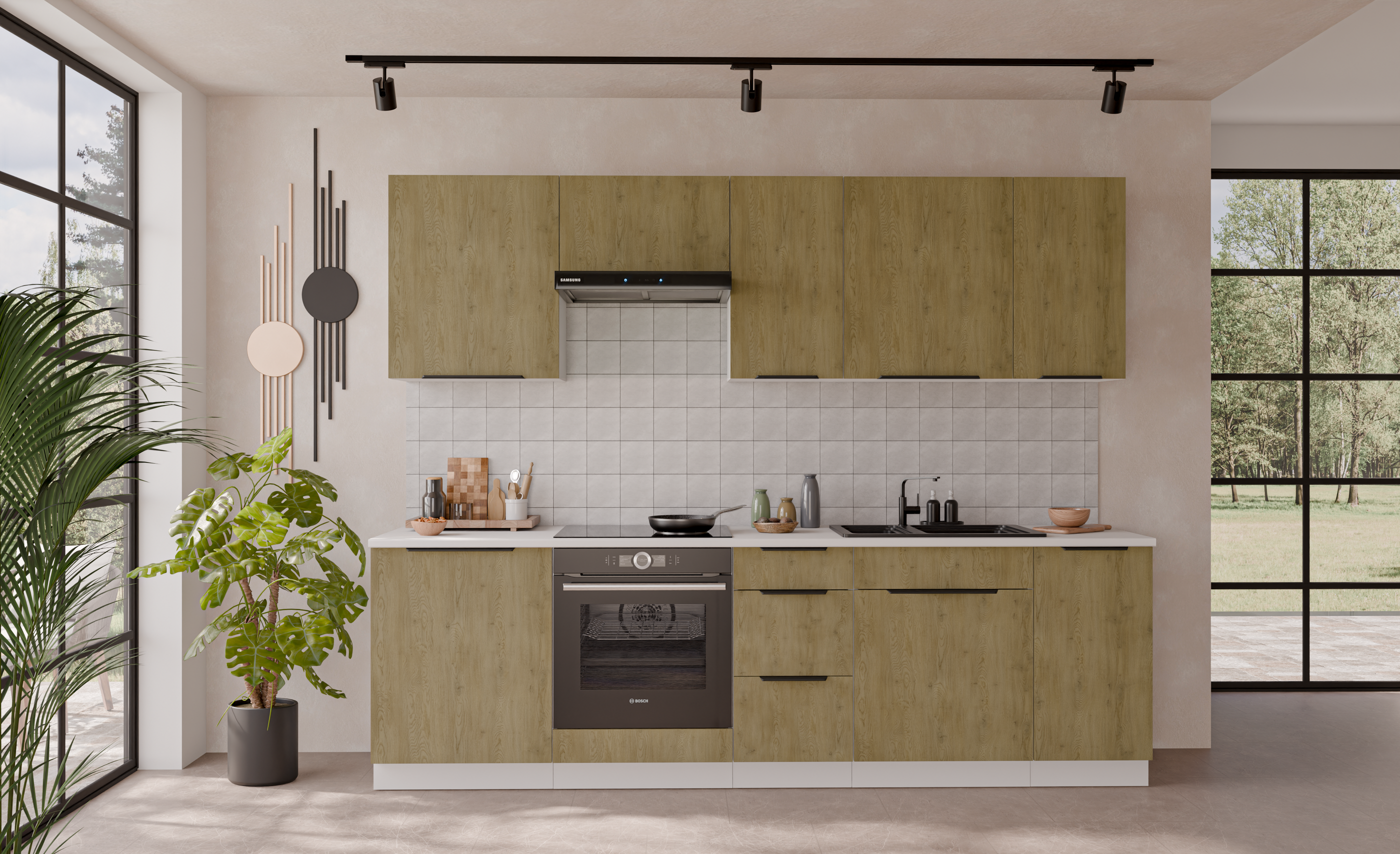 Kuchyňská linka 260 cm Cremona 2