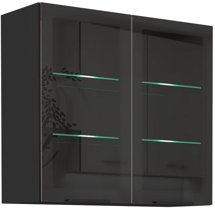 Horní prosklená skříňka 80 GS-72 2F