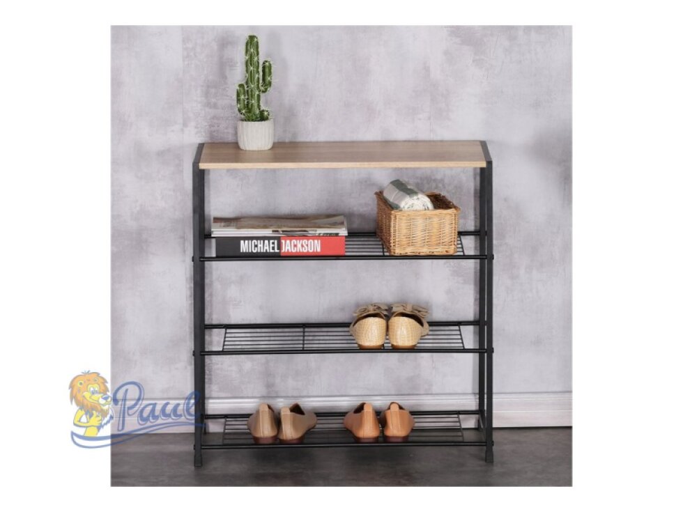 Botník, mdf, hnědá, GD-414 OAK