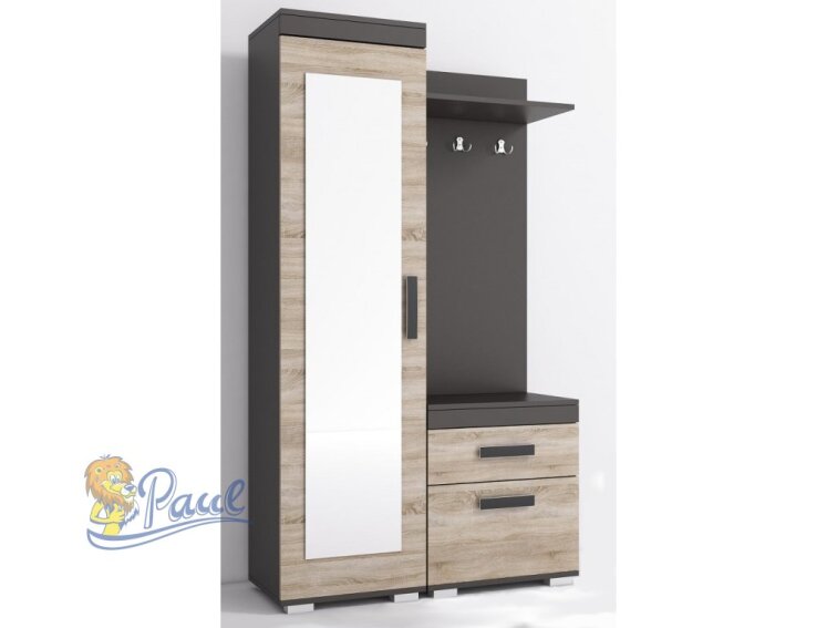 Předsíňová stěna P24 Economy levá