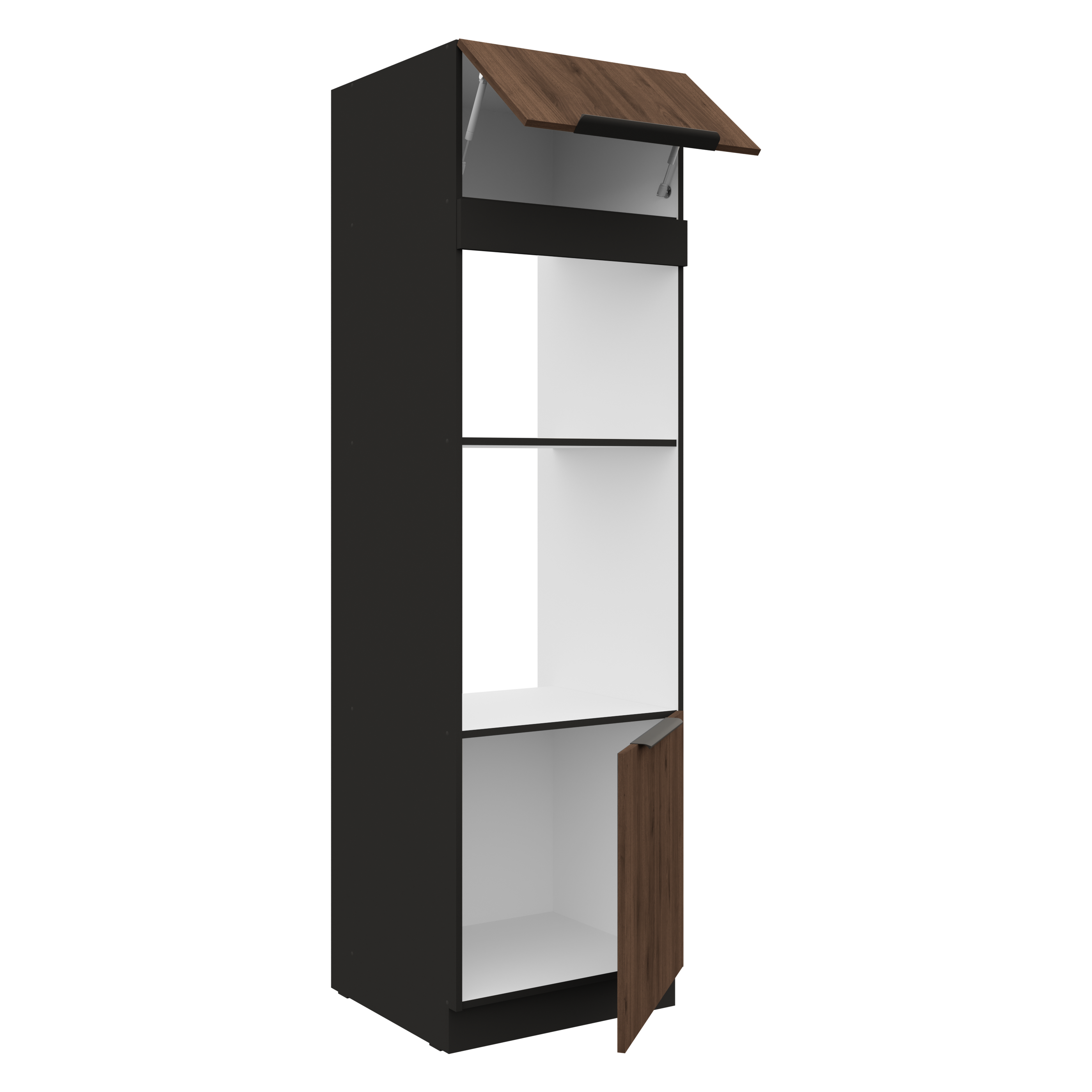 Vysoká skříňka pro vestavnou a mikrovlnou troubu Monza 60 DPM-210 2F