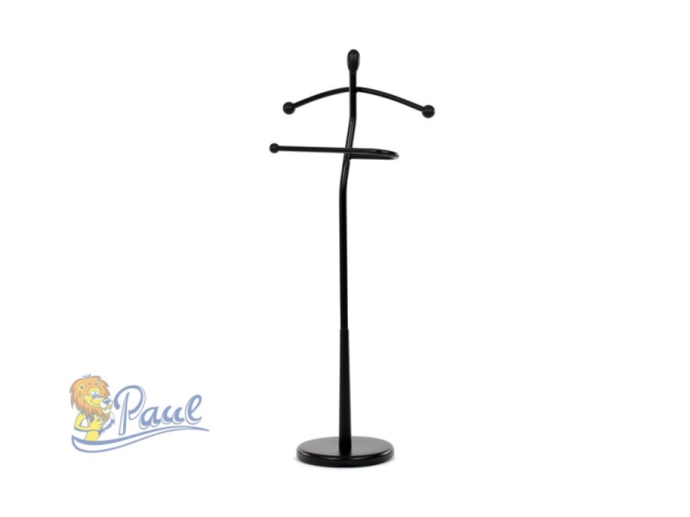 Němý sluha, výška 120 cm, masiv kaučukovník, černý, nos. 5 kg