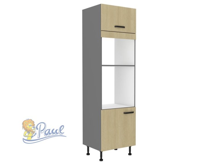 Vysoká skříňka pro vestavnou a mikrovlnou troubu Scandi 60 DPM-215 2F