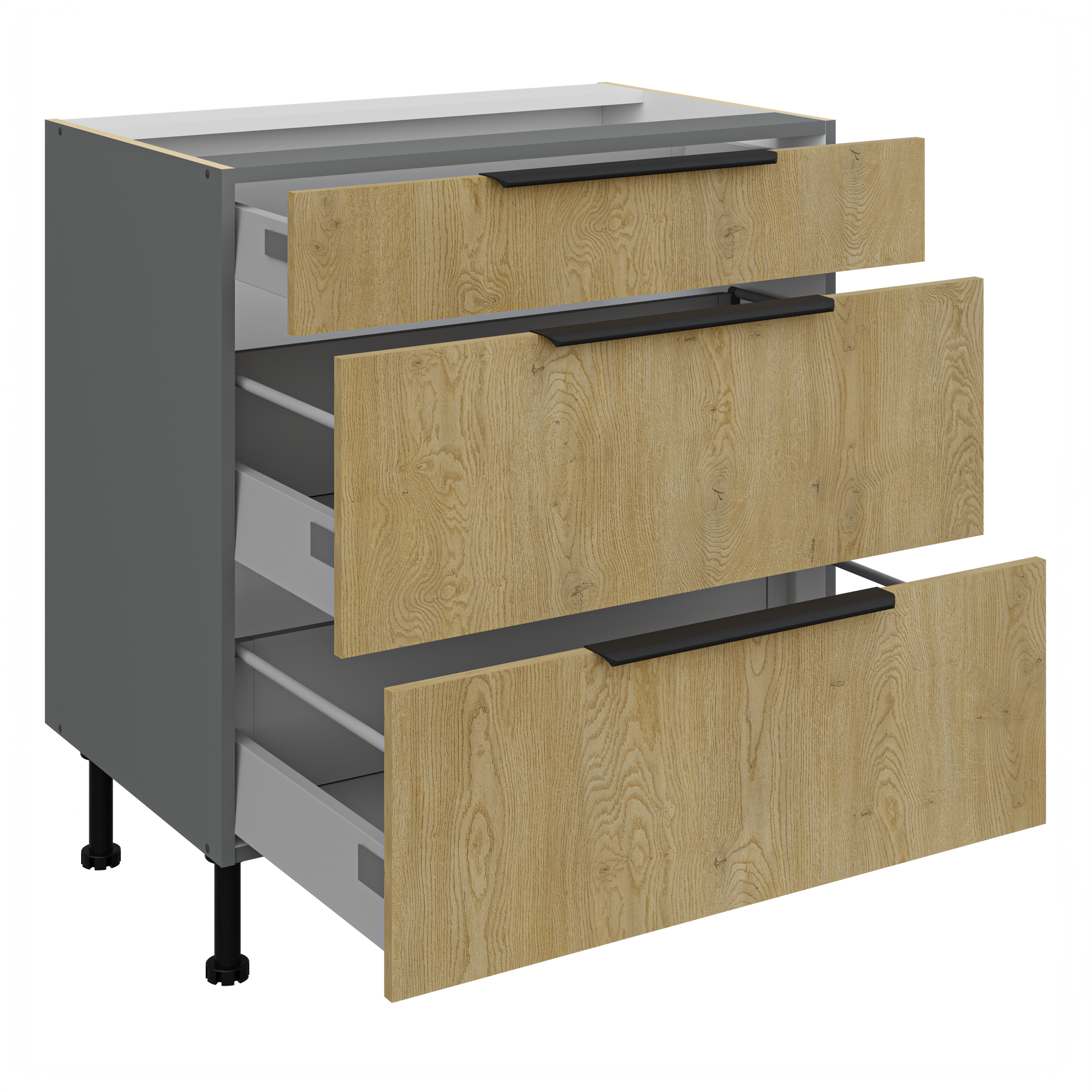 Spodní skříňka Cremona ANT 80 D 3S BB - Premium Box