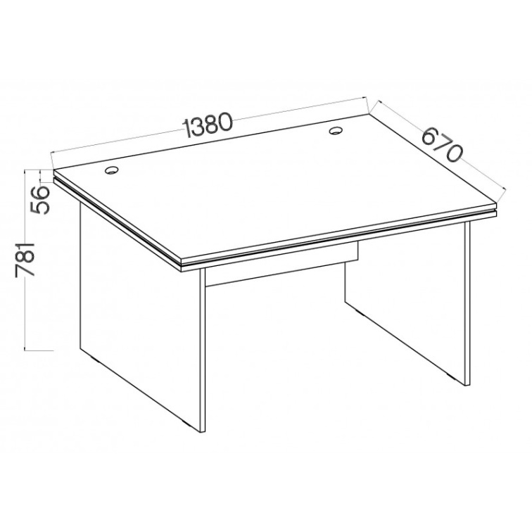 Psací stůl Malta 180