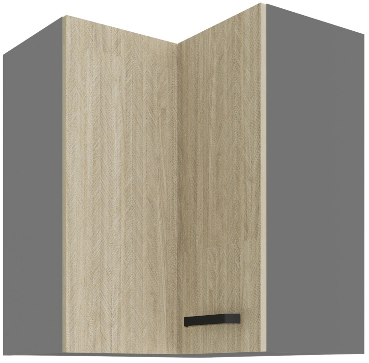 Horní rohová skříňka Scandi 60x60 GN-90 2F (90°)