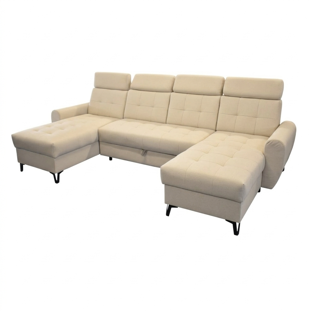 Sedací souprava Lawente Mega - Portland Cream