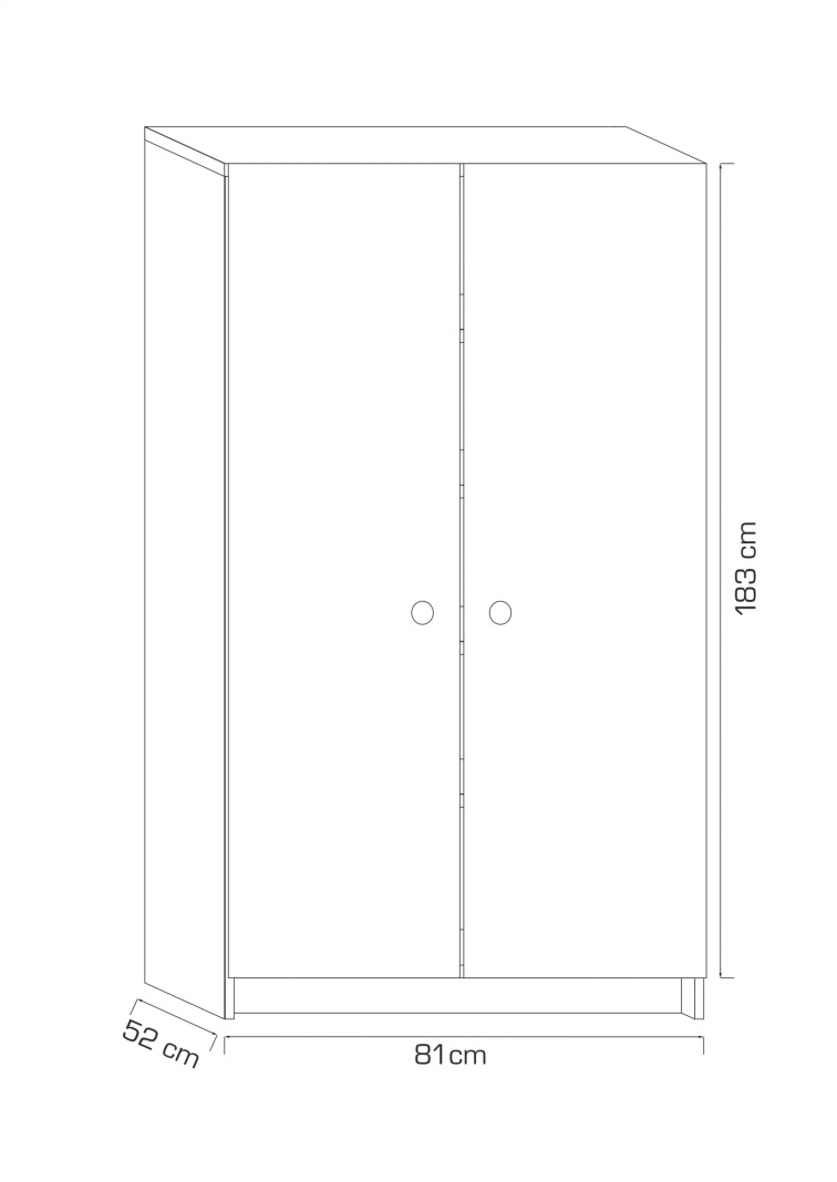 Šatní skříň Malmo VI P