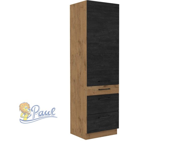 Vysoká potravinová skříňka Vigo 60 DKS-210 3S 1F - Premium Box