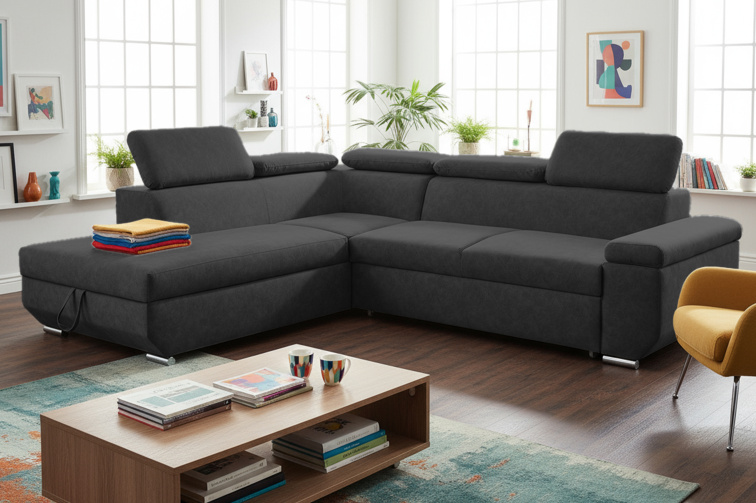 Sedací souprava Lars I. - Logan Black