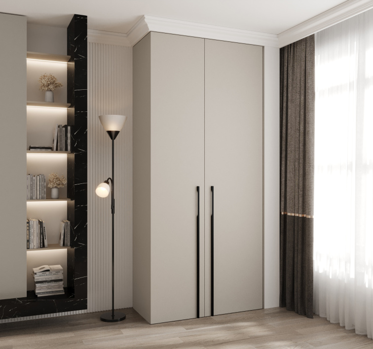 Police pro šatní skříně COMO