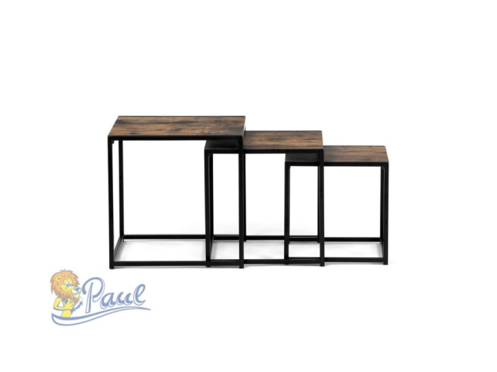 Konferenční stolek 45x45cm, mdf, hnědá, AF-3003 OLW