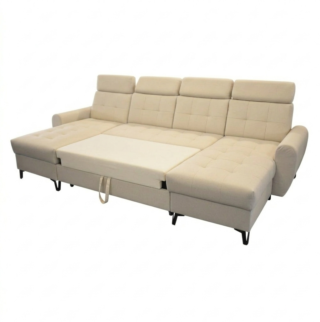 Sedací souprava Lawente Mega - Portland Cream