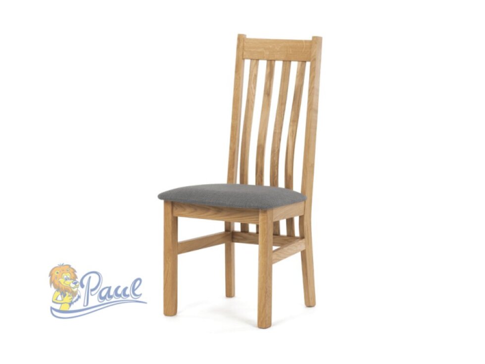 Jídelní židle, přírodní, masiv, C-2100 GREY2