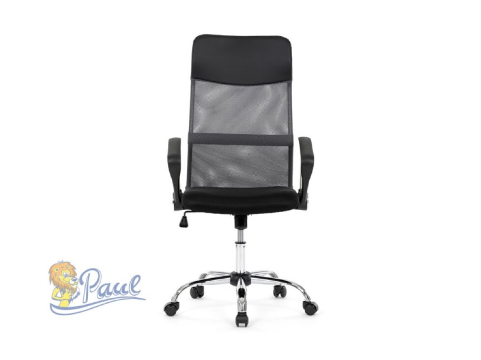 Kancelářská židle, houpací mechanismus, šedá síťovina, KA-E305 GREY