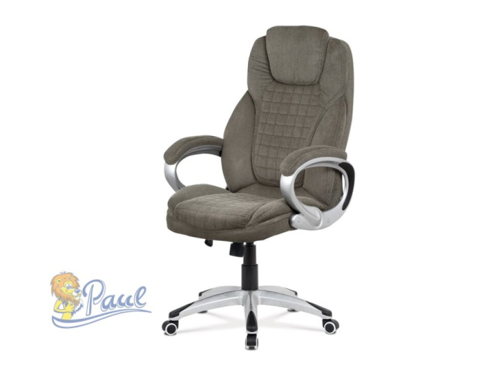 Kancelářské křeslo, houpací mechanismus, šedá, KA-G196 GREY2