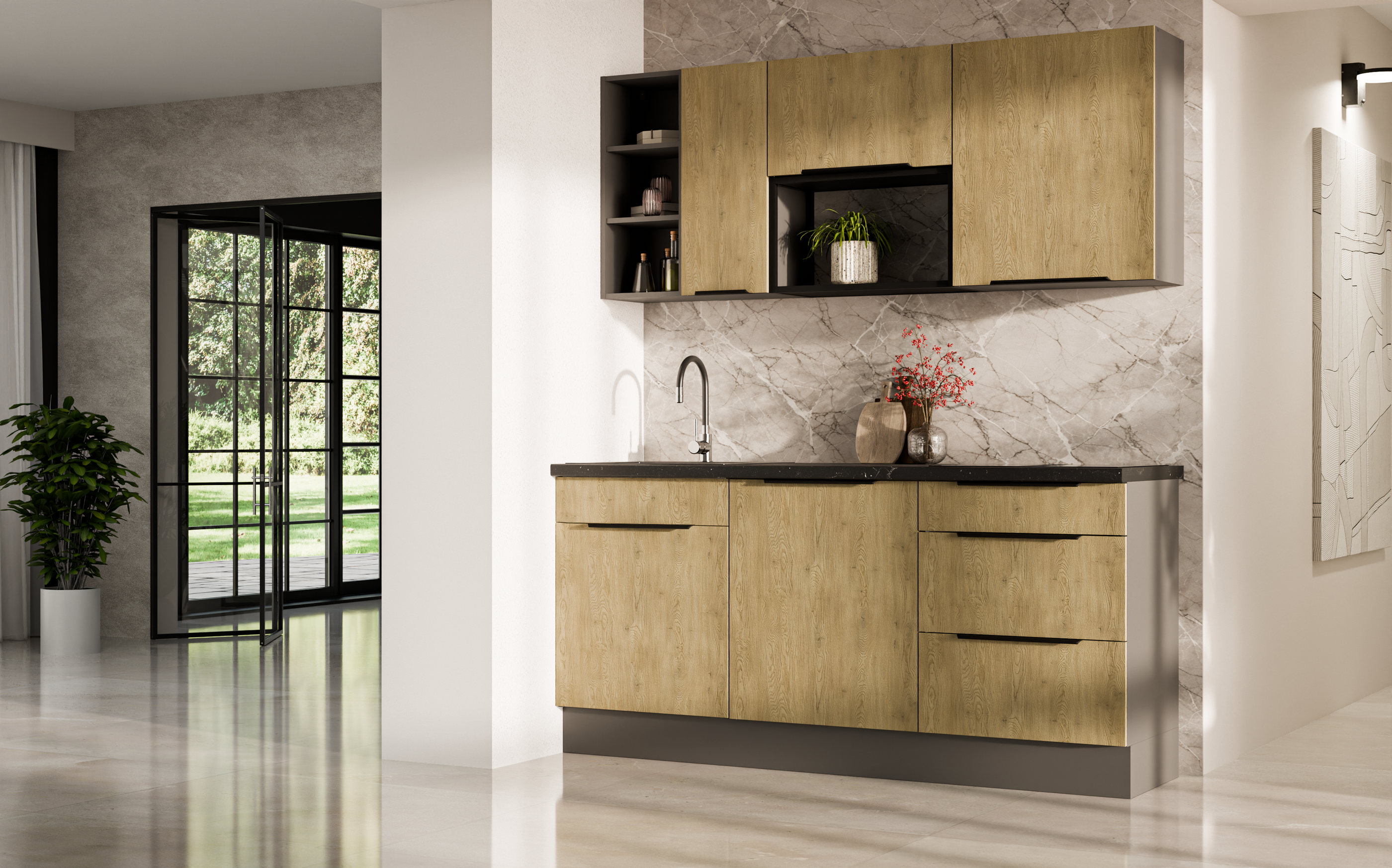 Kuchyňská linka 180 cm Cremona ANT 1