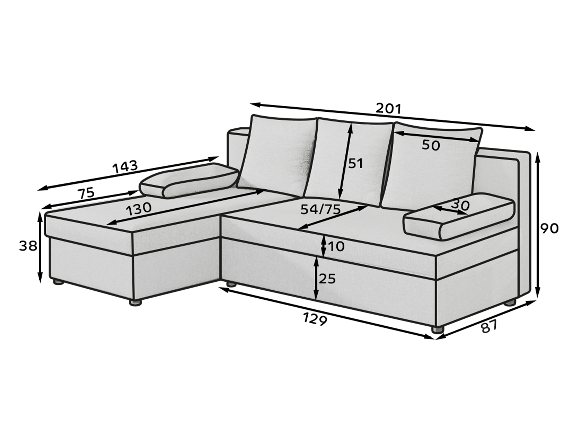 Sedací souprava Gino - Sawana 5