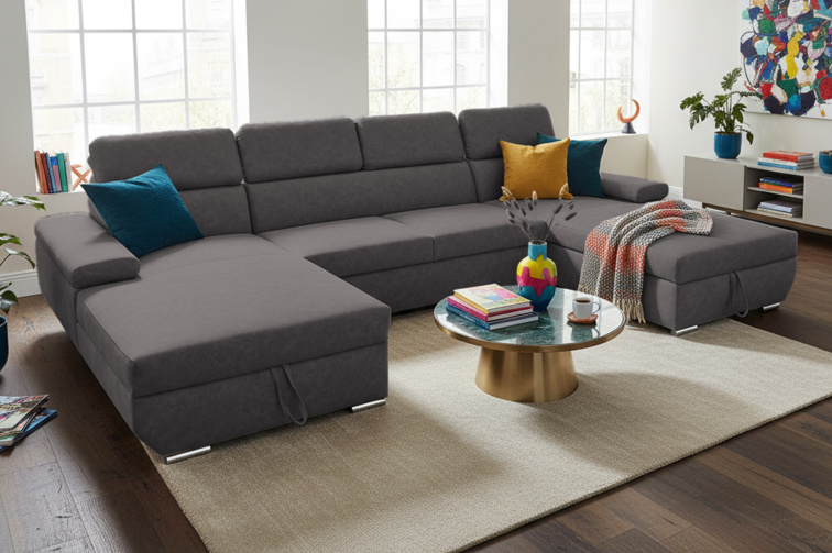 Sedací souprava Lars U UNI - Logan Graphite