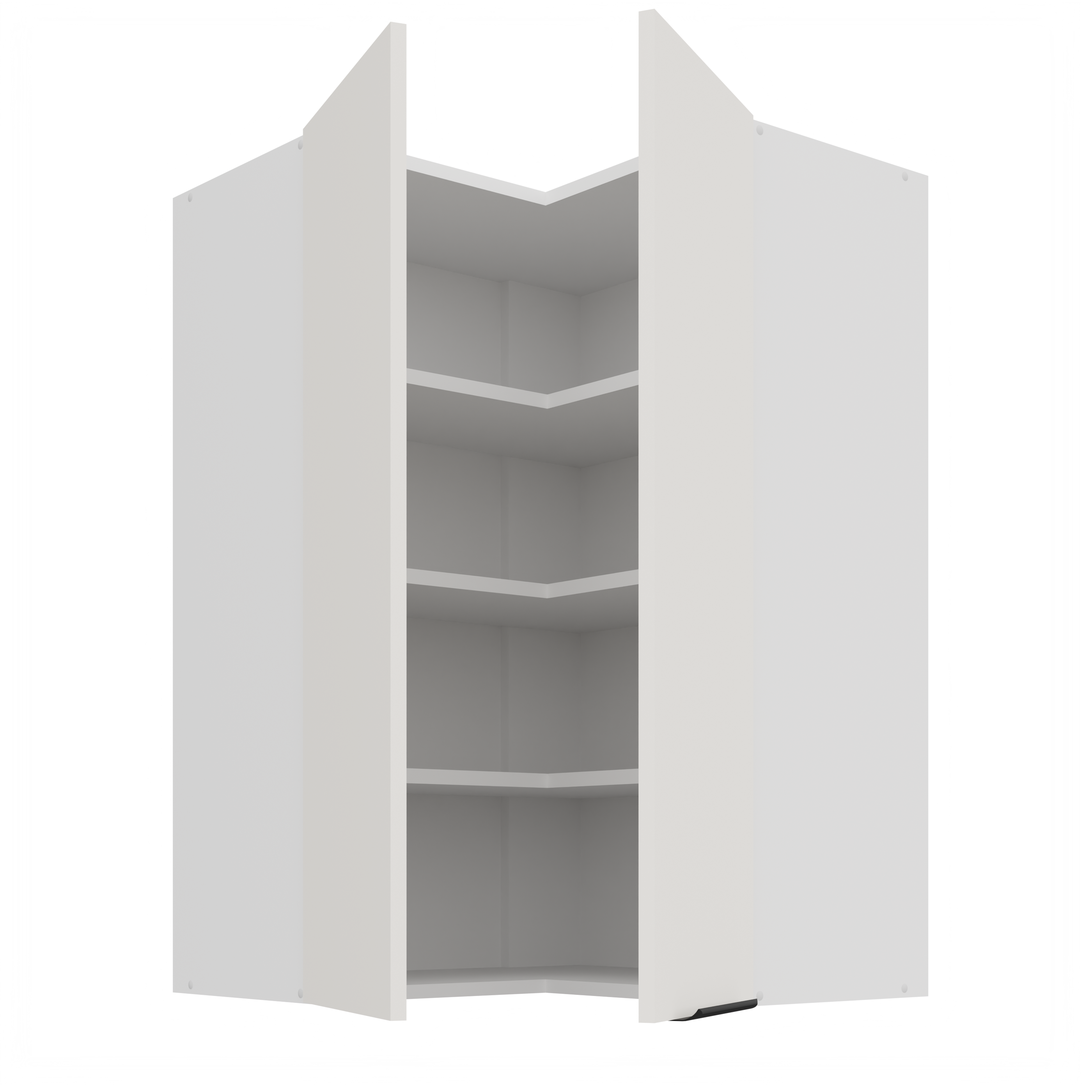 Horní rohová skříňka Aria 60x60 GN-90 2F (90°)