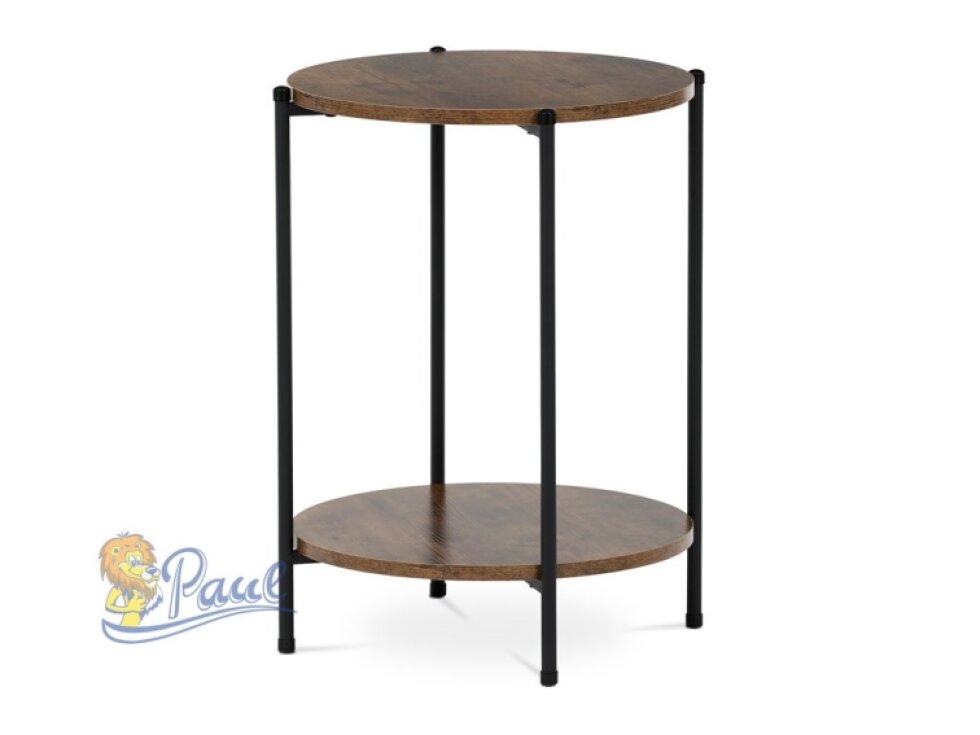 Odkládací stolek 44x44x56cm, mdf, old wood, CT-G1005 OLW