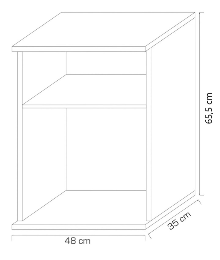 Noční stolek Goda 3 3S