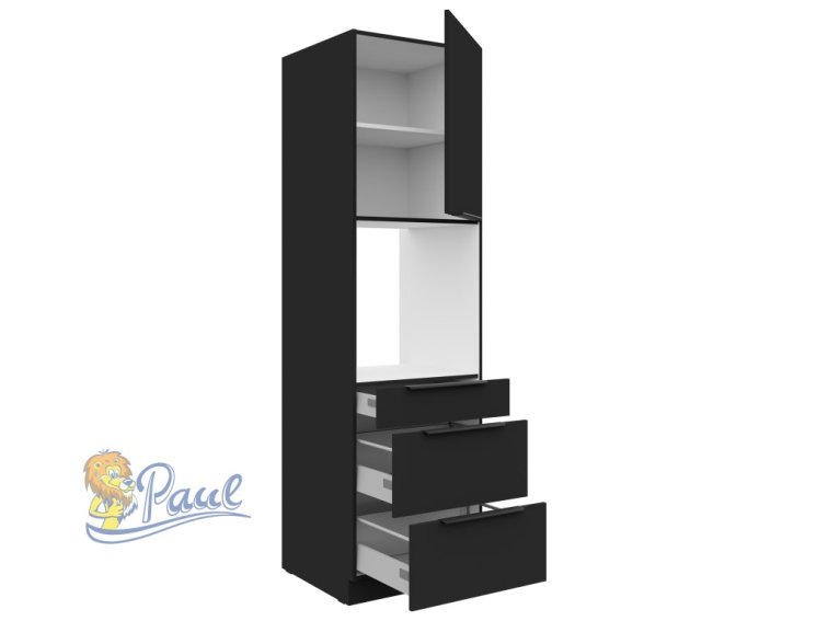 Vysoká skříňka pro vestavnou troubu Siena 60 DPS-210 3S1F - Premium Box