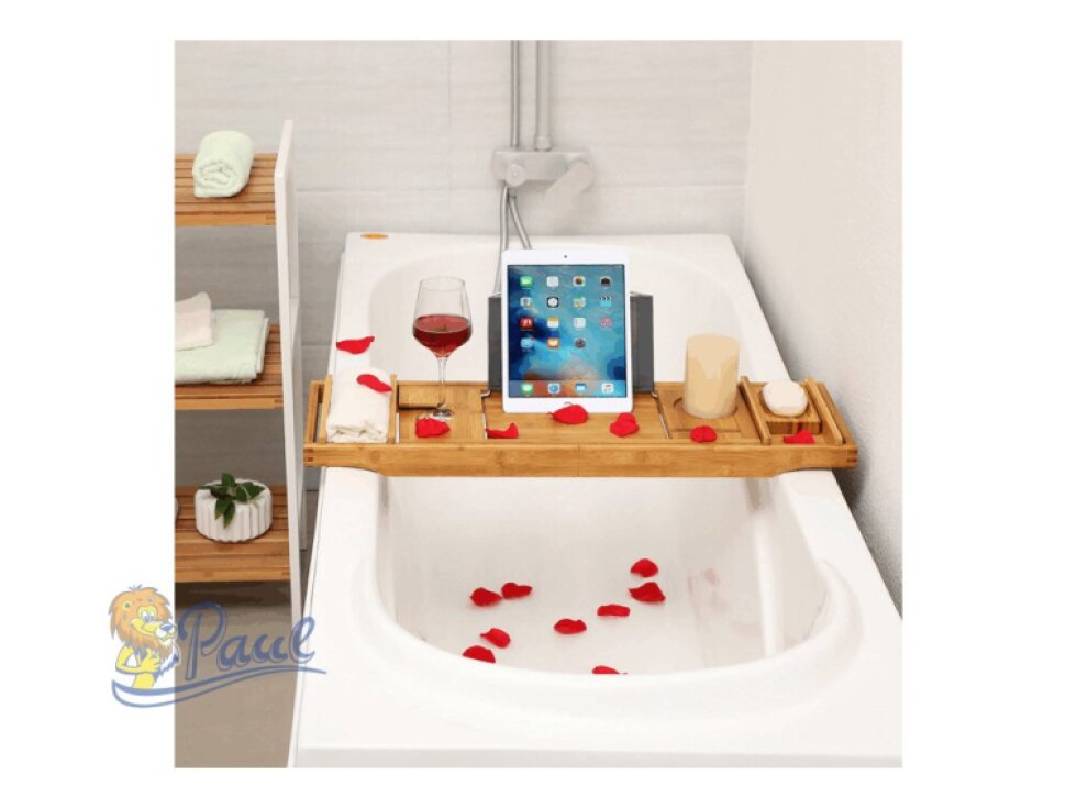 Odkládací stolek 109x23x5cm, bambus AUP-E1088 NAT