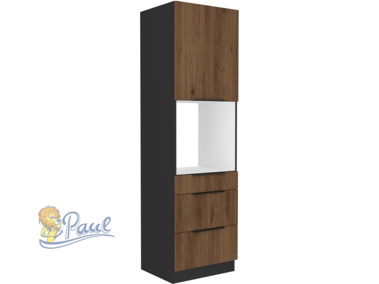 Vysoká skříňka pro vestavnou troubu Monza 60 DPS-210 3S1F - Premium Box