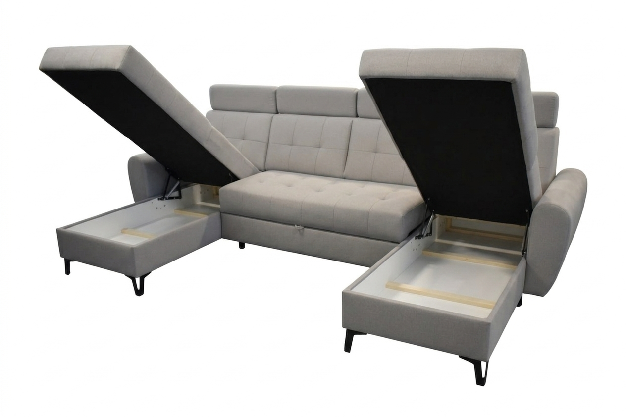 Sedací souprava Lawente Mega - Portland Ash