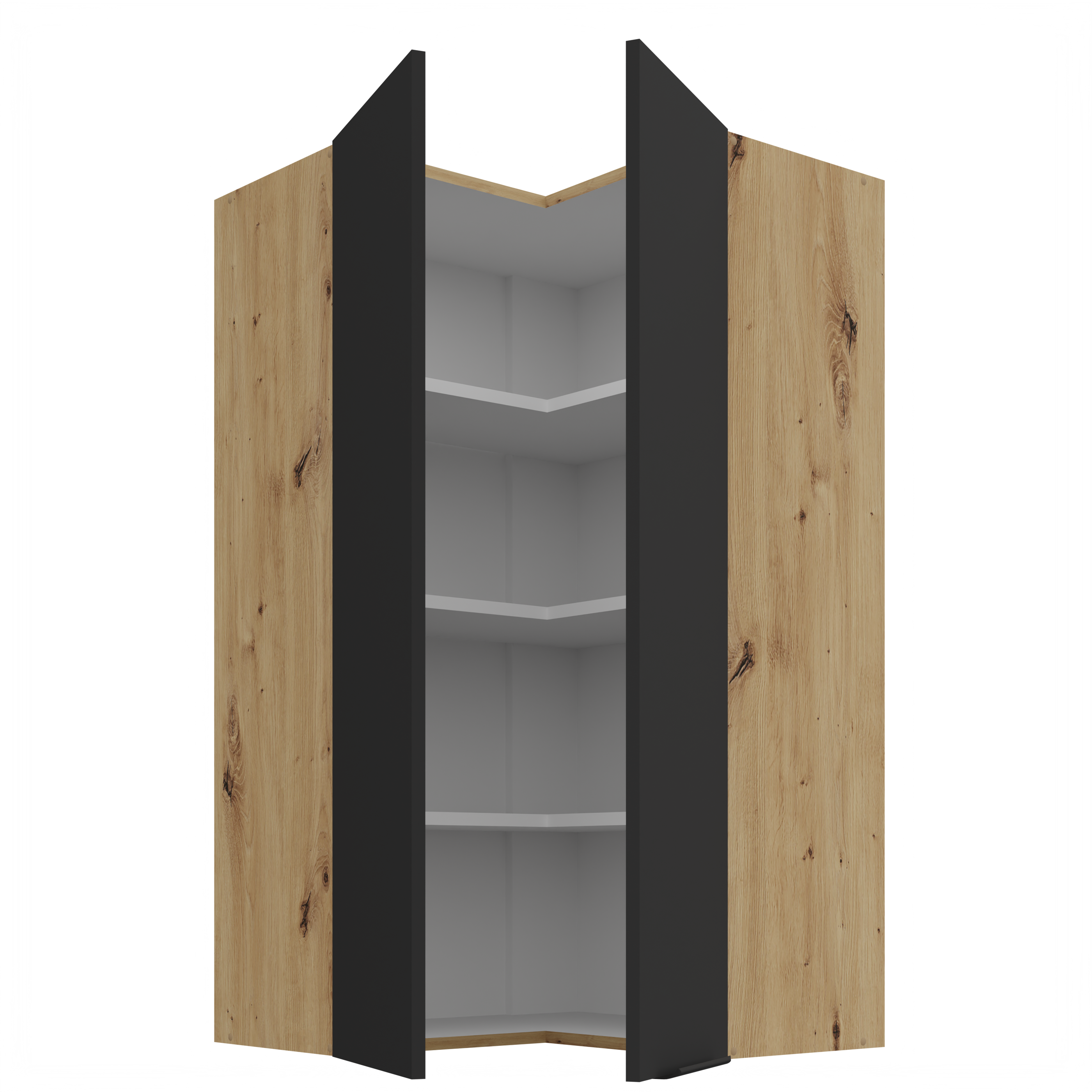 Horní rohová skříňka Aria 60x60 GN-108 2F (90°)