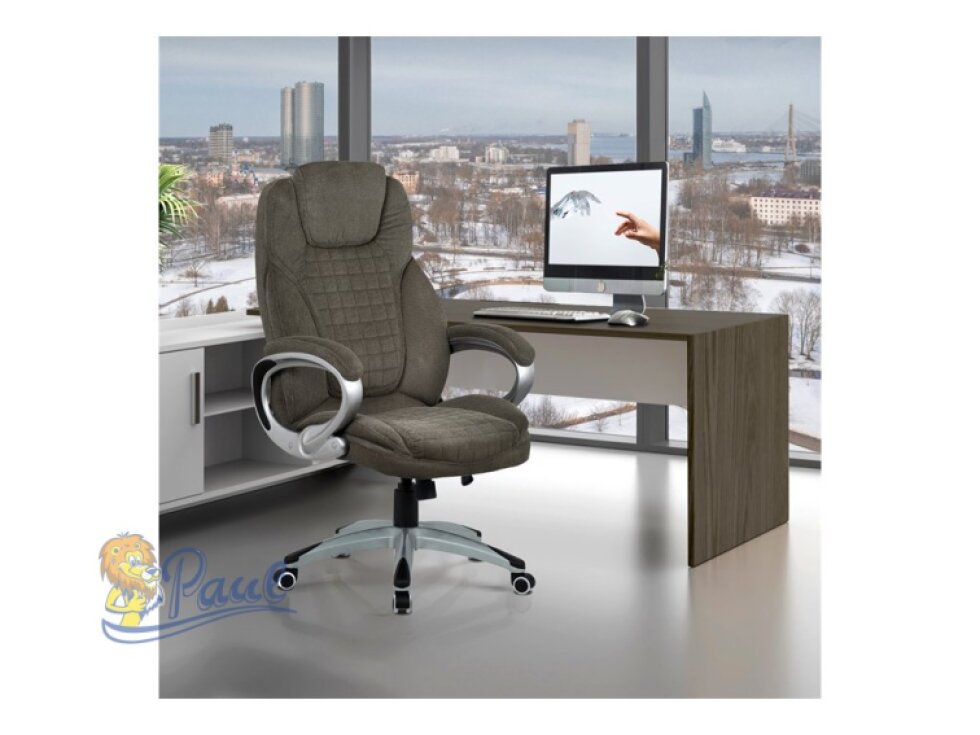 Kancelářské křeslo, houpací mechanismus, šedá, KA-G196 GREY2