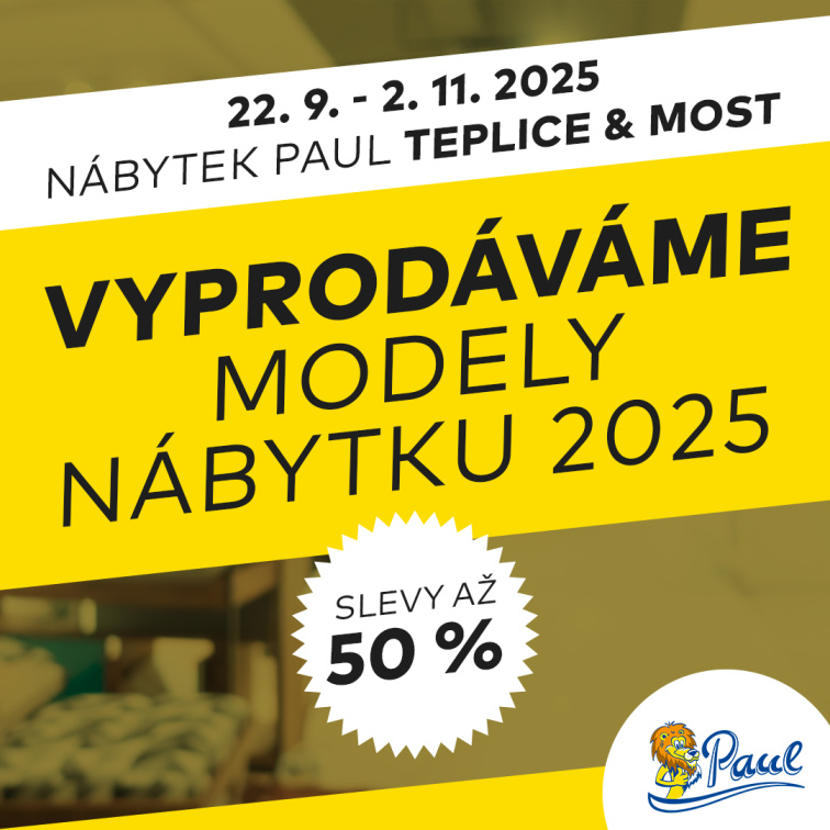 Výprodej nábytku modely 2025