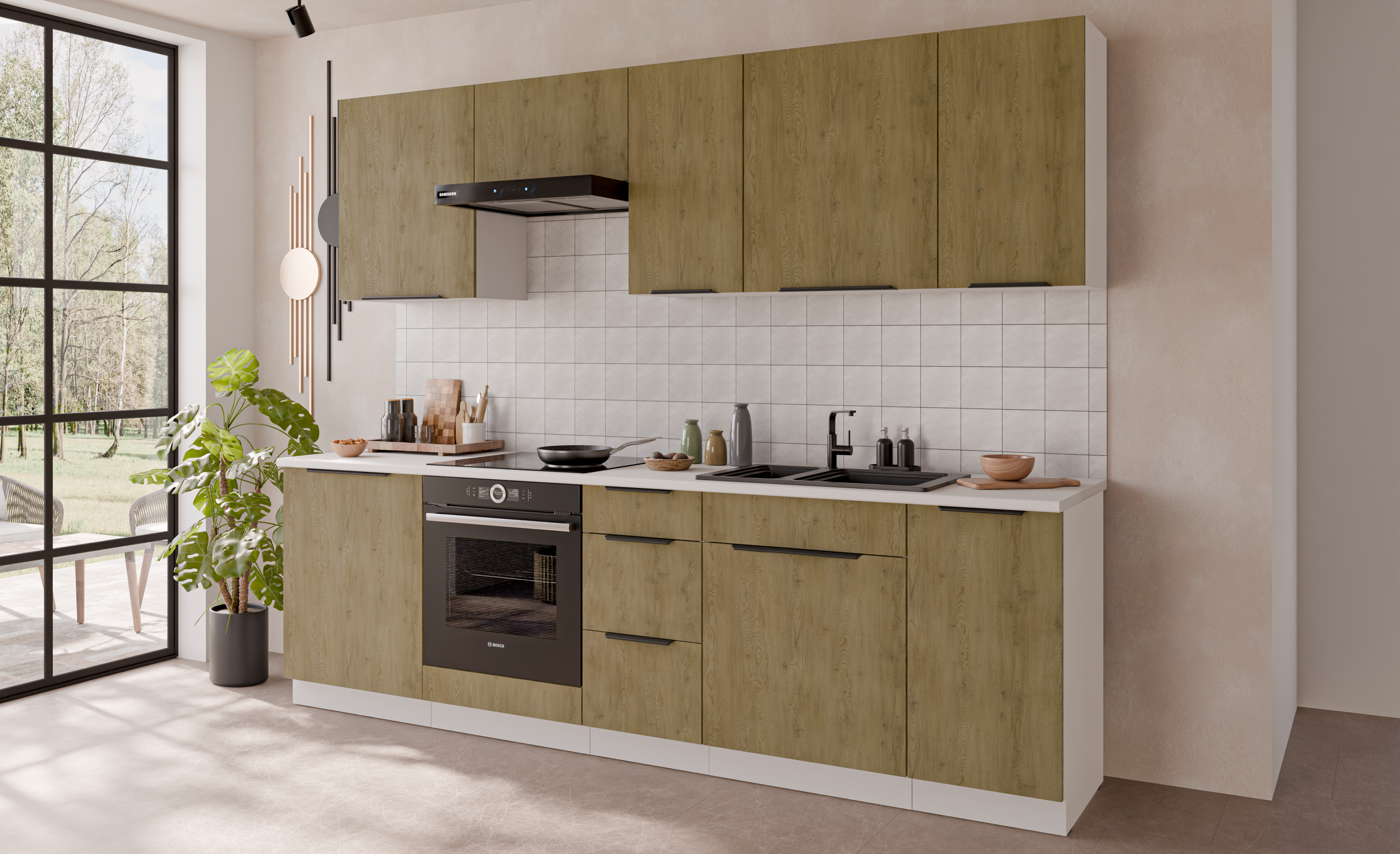 Kuchyňská linka 260 cm Cremona 2