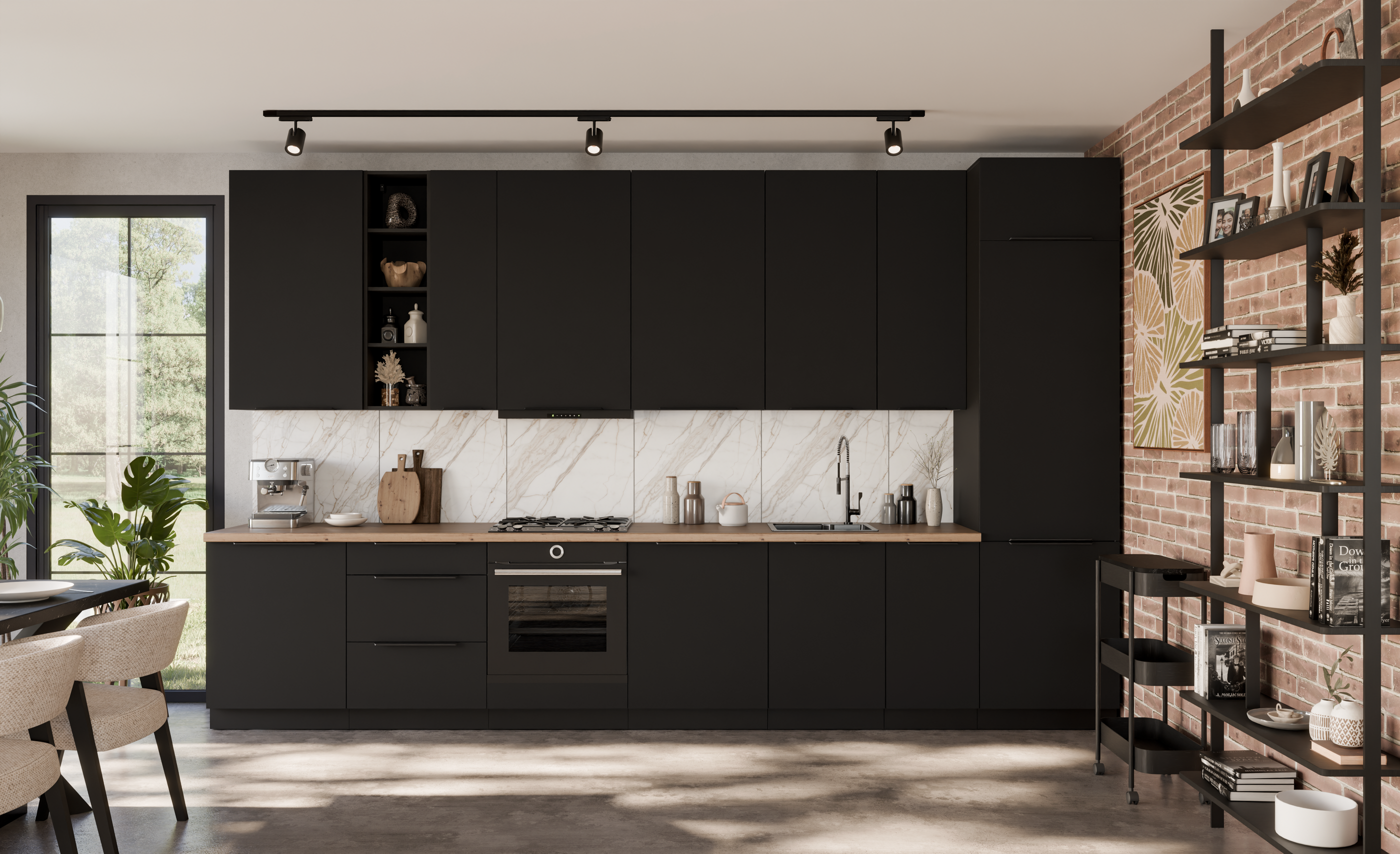 Kuchyňská linka 390 cm Aria 2